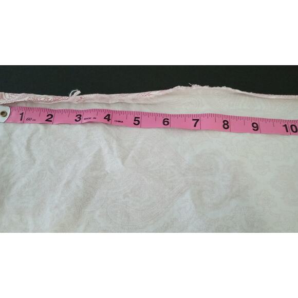 Ralph Lauren RLL Red White Paisley Medallion King Sheet Set Cotton Flaw - Picture 6 of 12